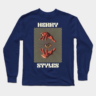 Hand Eyes Herry Styles Long Sleeve T-Shirt